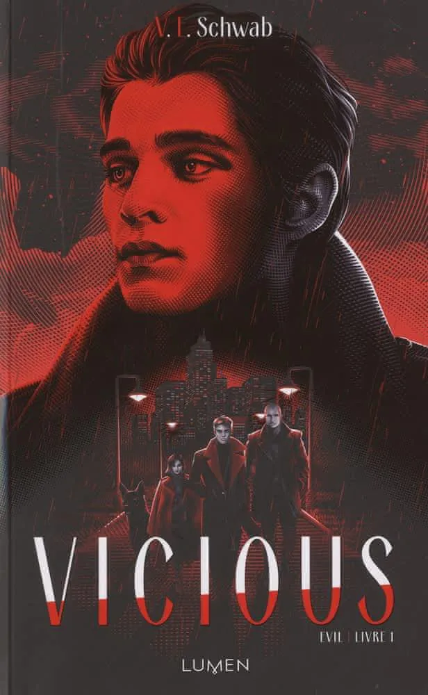 V. E. Schwab: Vicious (French language, 2019, Éditions Lumen)